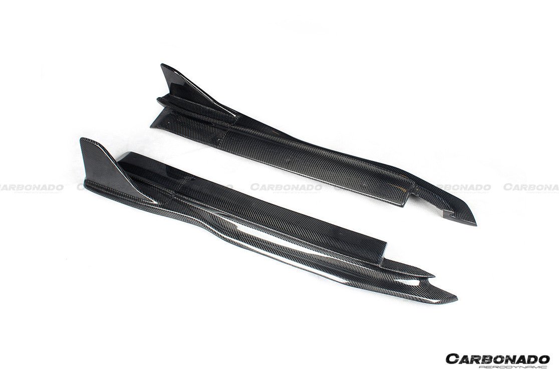 2017 - 2023 Porsche 718 Cayman/Boxster AM Style Carbon Fiber Side Skirts